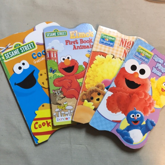 Books Other - 📚2/$7  4-Book Bundle Sesame Street Board Books
